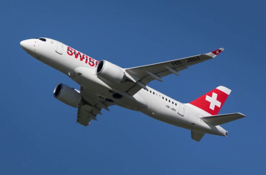  Un avion al companiei Swiss a decolat de la Zürich către Bilbao, Spania, fără ca bagajele să fie încărcate